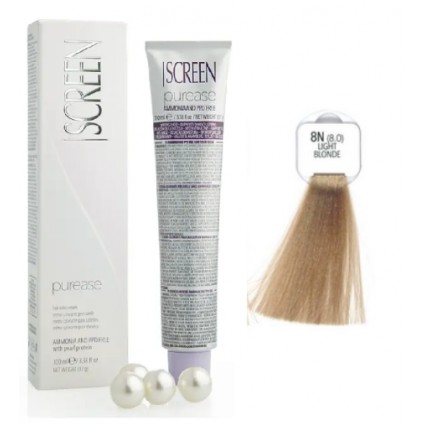 Крем-фарба без аміаку Screen Purease Color Cream 8N (8.0) 100 мл