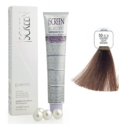 Крем-фарба без аміаку Screen Purease Color Cream 5D (5.3) 100 мл Крем-фарба без аміаку Screen Purease Color Cream 5D (5.3) 100 мл