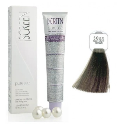 Крем-фарба без аміаку Screen Purease Color Cream 5O (5.7) 100 мл
