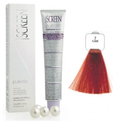 Крем-фарба без аміаку Screen Purease Color Cream 7 Flame 100 мл Крем-фарба без аміаку Screen Purease Color Cream 7 Flame 100 мл
