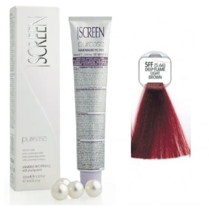 Крем-фарба без аміаку Screen Purease Color Cream 5FF (5.66) 100 мл Крем-фарба без аміаку Screen Purease Color Cream 5FF (5.66) 100 мл