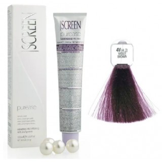 Крем-фарба без аміаку Screen Purease Color Cream 4V (4.2) 100 мл