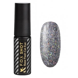 База камуфліруюча під гель-лак F.O.X Flash Cat Eye Shot Base No001 5 мл