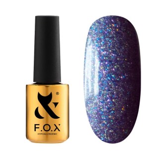 База з ефектом котяче око F.O.X Base Flash Cat Eye 003 срібло світловідбивна 7 мл