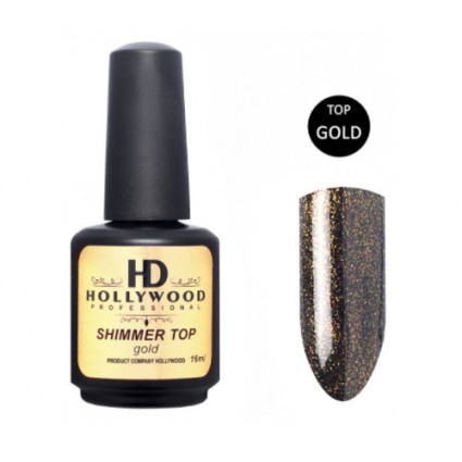 Топ HD Shimmer Top GOLD 16 мл