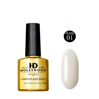 Камуфляжна база HD Hollywood Camouflage FLEXI Base 01 Молочний 8 мл