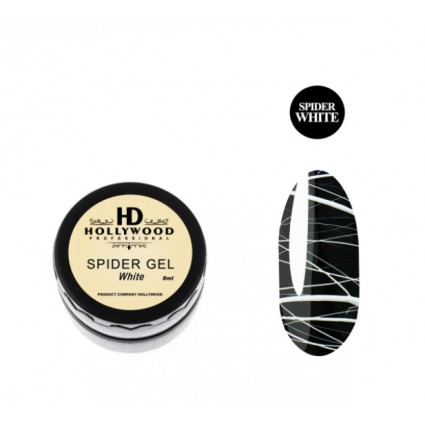 Гель-паутинка HD Hllywood Spider Gel White 8 мл