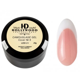 Гель HD Hollywood  Camouflage LED Gel Cover №6 25 мл