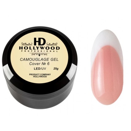 Гель HD Hollywood  Camouflage LED Gel Cover №6 25 мл