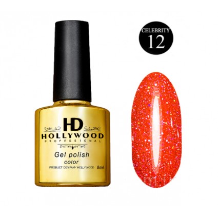 Гель-лак HD Hollywood 12 Celebrity Світловідбивний 8 мл