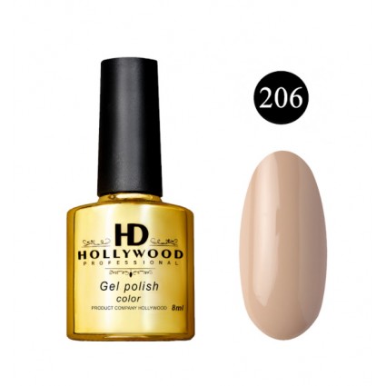 Гель лак HD Hollywood № 206 8 мл