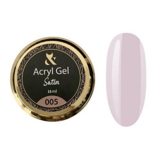 Акрил-гель для нігтів F.O.X Acryl gel Satin 005 лавандовий 15 мл