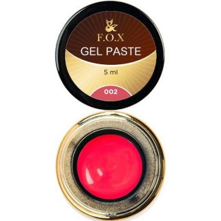 Гель-паста F.O.X Gel paste 002 кораловий 5 мл