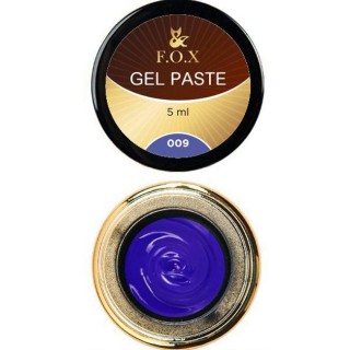 Гель-паста F.O.X Gel paste 009 темно-синій 5 мл