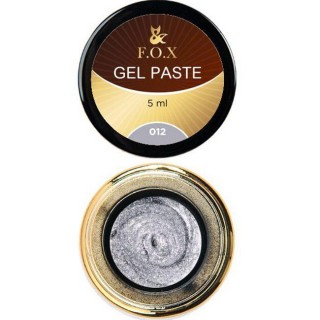 Гель-паста F.O.X Gel paste 012 срібло 5 мл