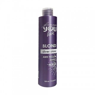 Маска для нейтралізації жовтизни You look Professional Blond Silver Shine Anti Yellow Effect Mask 250 мл