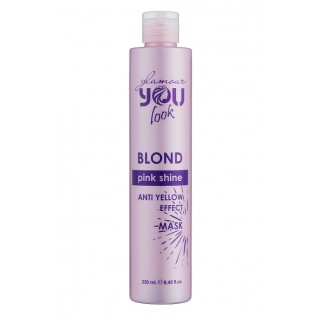 Маска нейтралізації жовто-помаранчевих відтінків You look Glamour Professional Pink Shine 250 мл