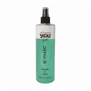 Двофазний спрей-кондиціонер You Look Professional Glamour Bi-Phasic Keratin & Aloe 400 мл