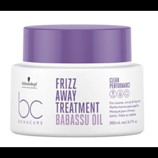 Маска для гладкості жорсткого і неслухняного волосся Schwarzkopf Professional Bonacure Frizz Away 200 мл