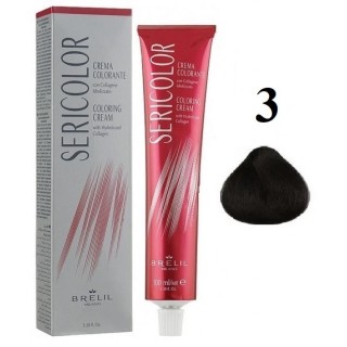 3 Brelil Sericolor Coloring Cream Фарба для волосся 100 мл