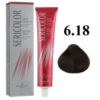 6.18 Brelil Sericolor Coloring Cream Фарба для волосся 100 мл