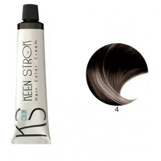 Крем-фарба для волосся Keen Strok Hair Color Cream 4 (коричневий) 100 мл