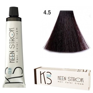 Крем-фарба для волосся Keen Strok Hair Color Cream 4.5 (махагон коричневий) 100 мл