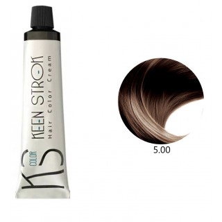 Крем-фарба для волосся Keen Strok Hair Color Cream 5.00 (насичений світло-коричневий) 100 мл