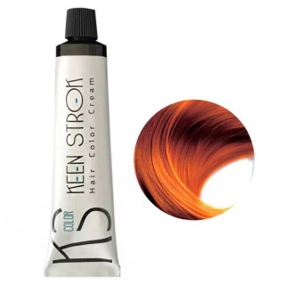 Крем-фарба для волосся Keen Strok Hair Color Cream 7.44 (інтенсивний мідний блонд) 100 мл