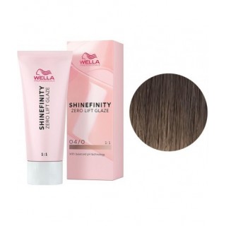Фарба для волосся Wella Shinefinity 04/0 Середньо-коричневий натуральний 60 мл