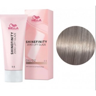 Фарба для волосся Wella Shinefinity 06/02 темно-русявий натуральний матовий 60 мл