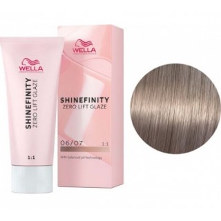 Фарба для волосся Wella Shinefinity 06/07 темно-русявий натуральний коричневий 60 мл