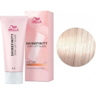 Фарба для волосся Wella Shinefinity 08/38 світлий блондин перлинно-золотий 60 мл