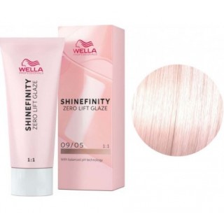Фарба для волосся Wella Shinefinity 09/05 дуже світлий блондин натуральний махагоновий 60 мл