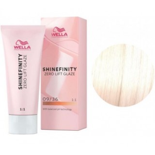 Фарба для волосся Wella Shinefinity 09/36 дуже світлий блондин золотисто-фіолетовий 60 мл