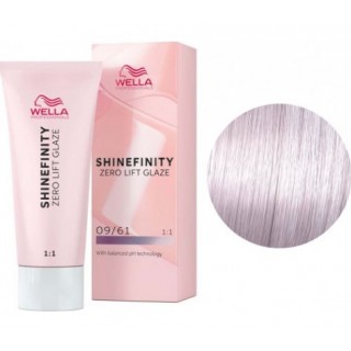 Фарба для волосся Wella Shinefinity 09/61 дуже світлий блондин фіолетово-попелястий 60 мл