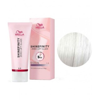 Фарба для волосся Wella Shinefinity 010/6 Найсвітліший фіолетовий блондин 60 мл