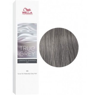 Крем-тонер для сивого волосся Wella True Grey Графіт Мерехтливий Темний 60 мл
