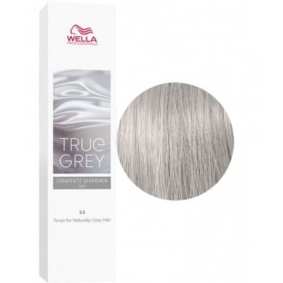 Крем-тонер для сивого волосся Wella True Grey графіт мерехтливий світлий 60 мл