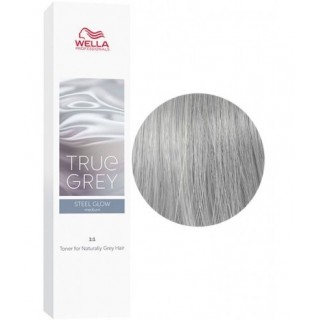 Крем-тонер для сивого волосся Wella True Grey Сталь світна середня 60 мл