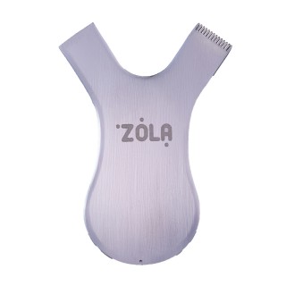 Аплікатор-гребінець для фіксації вій металевий ZOLA Comb Applicator срібло