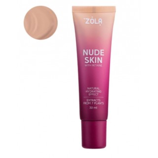Тональна основа ZOLA NUDE SKIN 02 Medium 30 мл