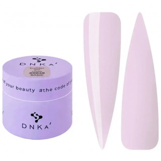 Гель для моделювання нігтів DNKa Builder Gel NEW FORMULA Basic 0049 блідий рожево-ліловий 15 мл
