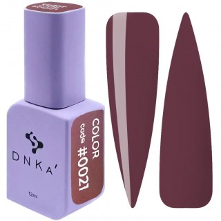 Гель-лак DNKa 0021 блідий бордовий 12 мл