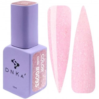 Гель-лак DNKa 0093 світло-рожевий з блискітками 12 мл