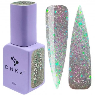 Гель-лак DNKa Color Spalah 0110 світло-сірий із шимером 12 мл