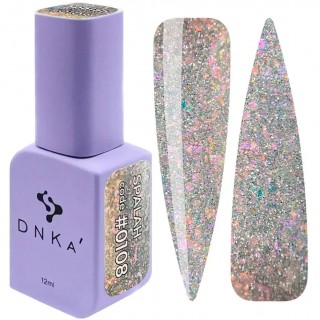 Гель-лак DNKa Color Spalah 0108 темно-сірий із шимером 12 мл