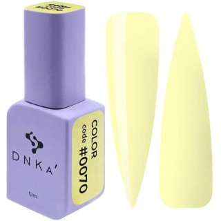 Гель-лак DNKa 0070 світло-жовтий 12 мл