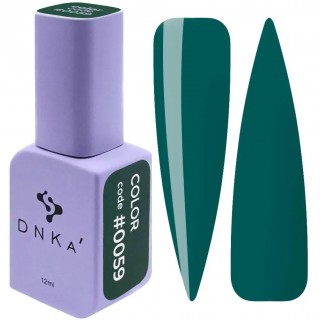 Гель-лак DNKa 0059 темний зелено-бірюзовий 12 мл