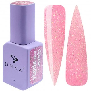 Гель-лак DNKa 0094 рожевий з блискітками 12 мл